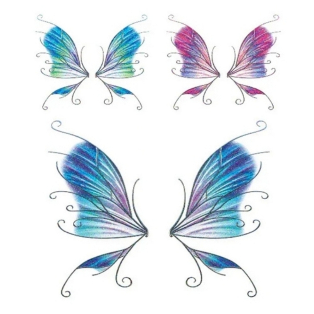 🧚🏻♂️ Fairy Wings Tattoos